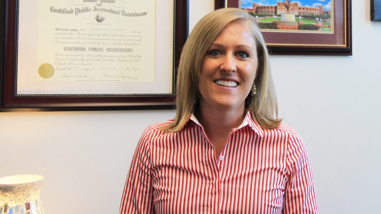 Photo of Christina Lewellen, assistant professor of accounting