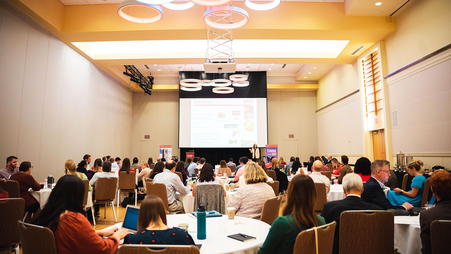 Participants listen to a speaker at the 2023 Lifelong Learning Summit