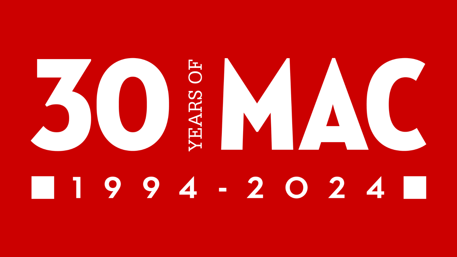 30 Years of MAC logo