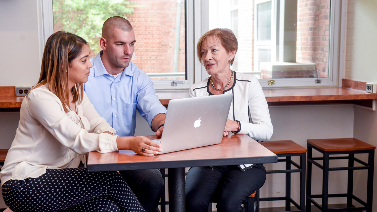 NC States students and staff offerring each other advice