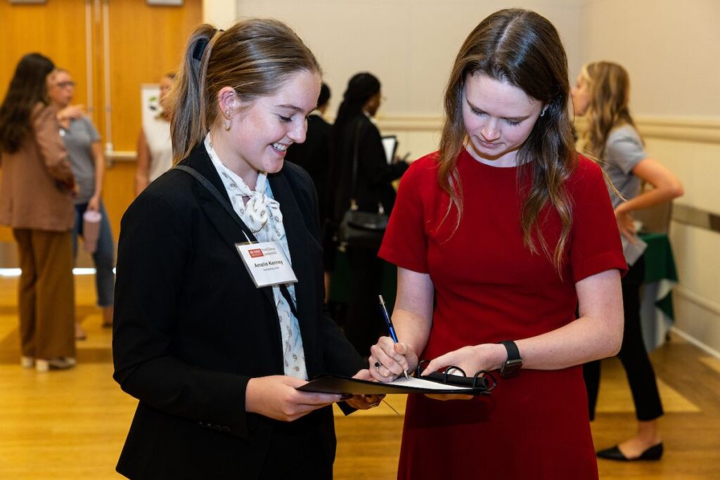NC State student networking